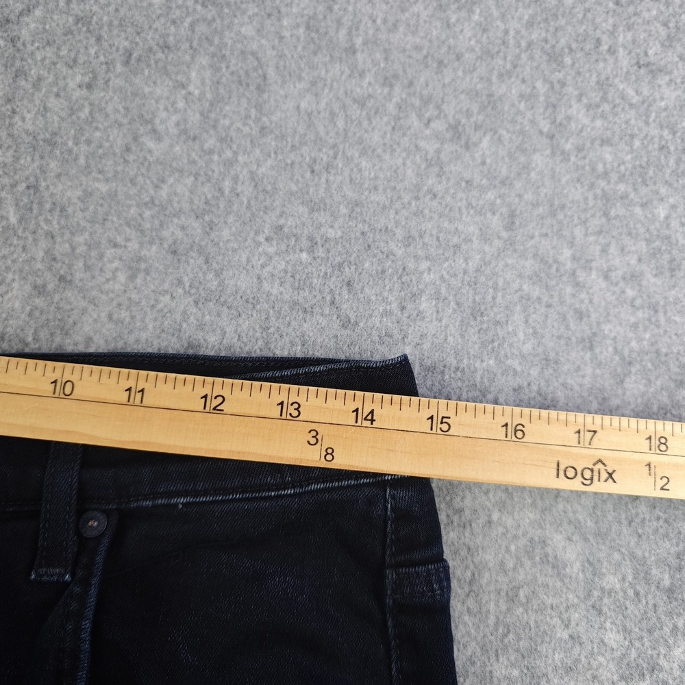 7 For All Mankind Jeans Mens 28x28 The Straight Leg Dark Wash Denim Stretch - Picture 5 of 10